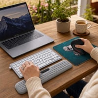Ergonomski set za ured: bežična tipkovnica + vertikalni miš + podloga + oslonac za zglobove 1