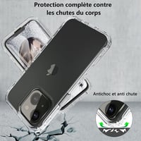 iPhone 13 Átlátszó Szilikon Tok - 360°-os Ütésálló Védelem 4