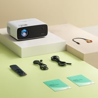 YOTON Y6 4K Projektor - Natív 1080P Full HD, 18000 Lumen, Bluetooth, Hordozható Házimozi Vetítő, iOS/Android/PC/PS5/HDMI/USB Kompatibilis 7