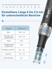 Bestauty Dr. pen Ultima M7S Professzionális Elektromos Mikrodermabrázió Toll - Vezeték Nélküli Derma Pen 27 Cserélhető Fejjel Arcra, Testre, 4