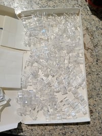 URAQT Kábelrendező Csipesz 80 db, 7 mm Öntapadós Kábeltartó Kapocs USB, TV — törött elemek a csomagban nélkül (állapot: lásd a 2. képet) 2