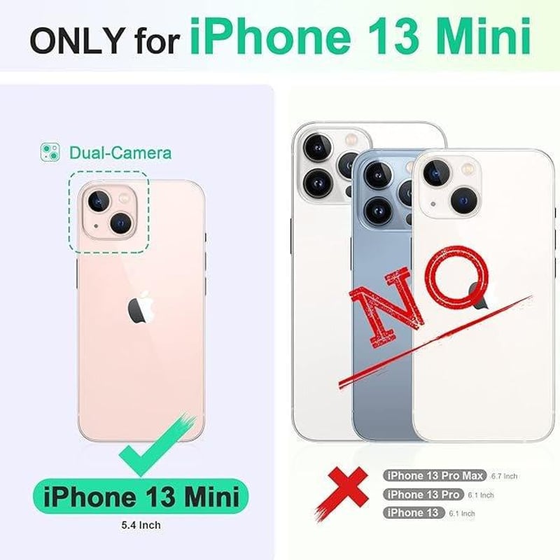 Apple iPhone 13 Mini Védőtok - Szürke Áttetsző Szilikon, Beépített Képernyővédővel