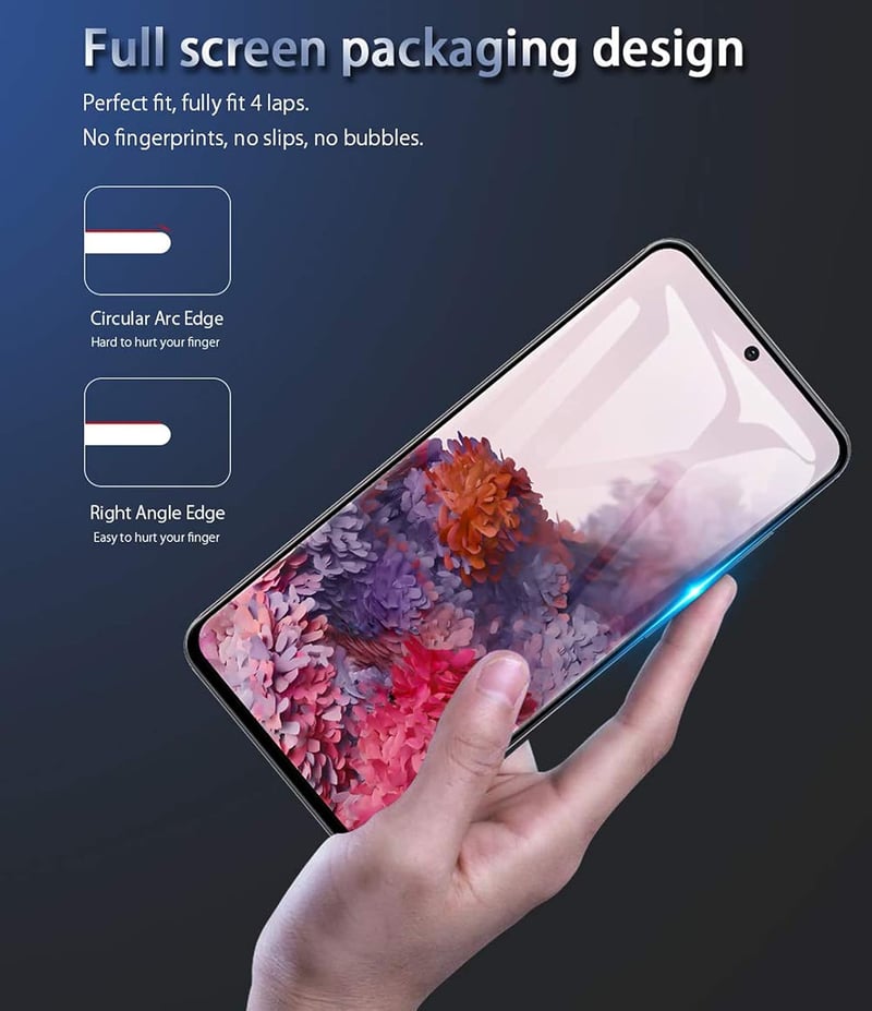 Samsung Galaxy S22 5G kék ütésálló tok + 2db üvegfólia