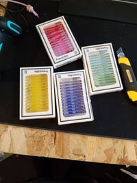 Set de 60 de lamele de microscop cu mostre pentru copii, cu animale și plante — lipsesc 12 lamele albastre (stare: vezi a 2-a imagine) 2