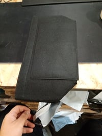 Organizér do kabelky Charinor Premium pre kabelku Longchamp, veľkosť M, plstený materiál, čierny, vkladací organizér so zapínaním na zips 3
