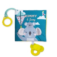 Taf Toys Joey Koala Puha Babakönyv - Szürke Textil Fejlesztő Játék Babáknak, 100g, Elemek Nélkül, 2020-as Modell 1