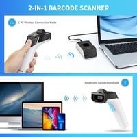 NETUM vezeték nélküli hibrid RFID és vonalkódolvasó, Bluetooth-os UHF és 2D szkennelés 7