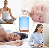Aroma Diffúzor 300ml - Ultrahangos Párásító 7 LED Színnel, Automatikus Kikapcsolással 6