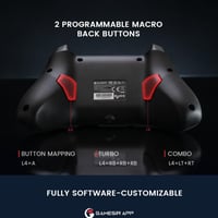 GameSir T4 Cyclone Pro Vezeték Nélküli Kontroller PC/Switch/Lite/OLED Platformokhoz, Hall-Effekt Joystick, Android/iOS/Windows Kompatibilis, 9