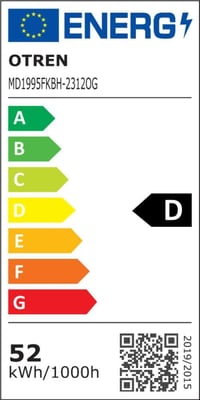 OTREN LED Mennyezeti Lámpa 65 cm, Fényerőszabályozható, Memória Funkcióval és Távirányítóval - Nappali, Étkező, Konyha, Iroda Világítás 52W 9