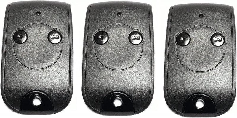 Alisontech 2 Csatornás Távirányító Kapu és Garázskapu Motorokhoz - 433.42 MHz