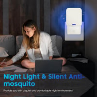 Tiptop Home Elektromos Rovarcsapda - 2 db UV Fénycsapda Ragadós Lappal, Szúnyog, Muslica és Molyirtó, Szagtalan, Beltéri Használatra, Fehér 5