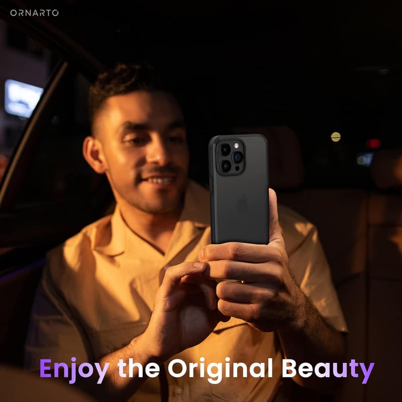 ORNARTO iPhone 14 Pro Max Védőtok - Matt Fekete Ujjlenyomatmentes Csúszásgátló Tok Légpárnás Védelemmel, 2 Kamera és 2 Kijelzővédővel

AI: O