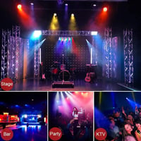 U`King RGB LED Par Reflektor - 36 LED-es DMX512 Színpadi Fény Távirányítóval 8