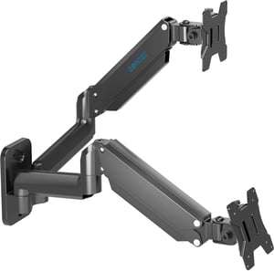 BONTEC Gázrugós Dupla Monitorkar 13-27" Képernyőkhöz, 8kg-ig, Állítható