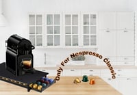 Nespresso kompatibilis kapszulatartó fiók és géptartó állvány, 40 db kapszulához 6