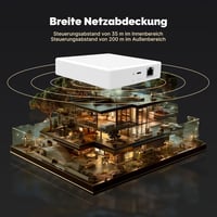 MOES Matt Okos Gateway - Zigbee Hub Tuya eszközökhöz - Kompatibilis Apple HomeKit, SmartThings, Alexa és Google Home rendszerekkel 4