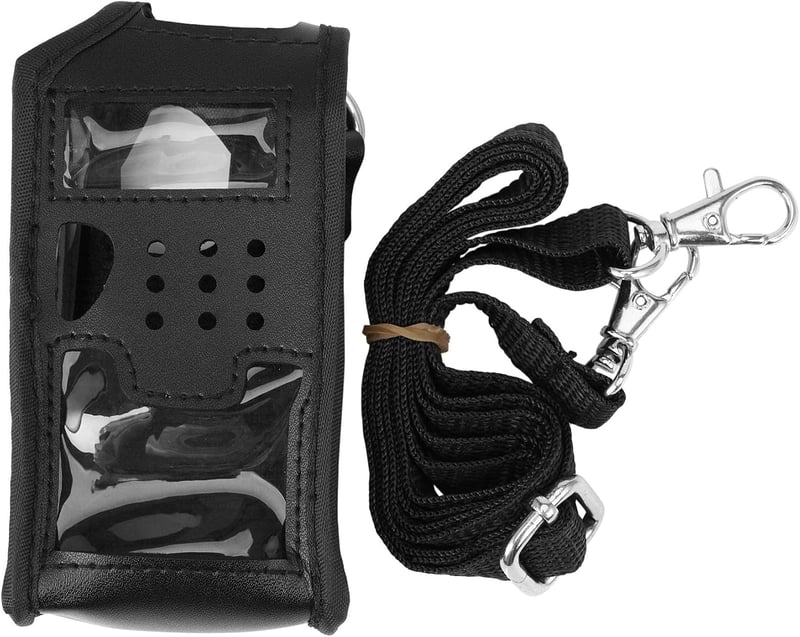 Wisboey bőr védőtok Baofeng 5R, 5RA Plus, 5RE Plus, 5RB, 8R walkie-talkie rádiókhoz