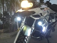 SUPAREE Motorrad LED Scheinwerfer 40W Nebelscheinwerfer Szett (2db) 6