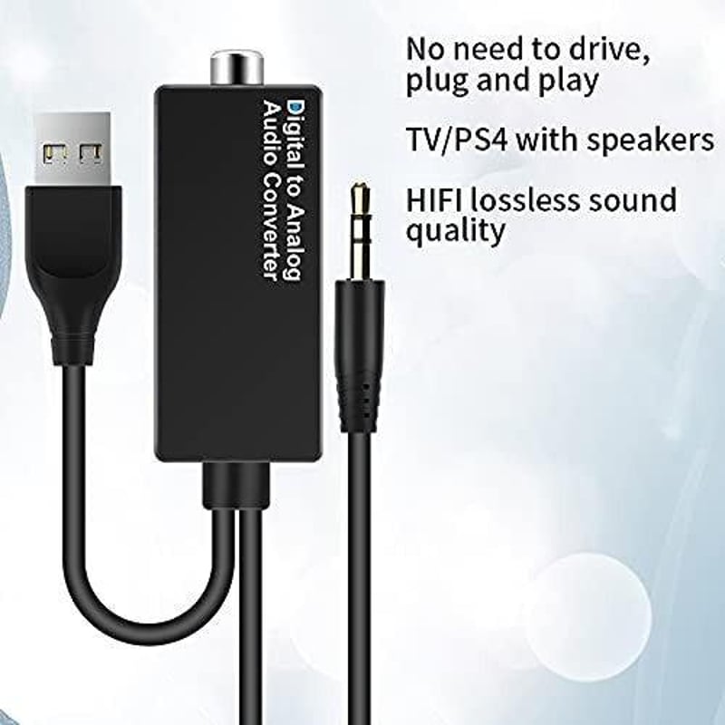 Douk Audio D15 DAC USB Digitális-Analóg Átalakító 3.5mm Koaxiális Kimenettel