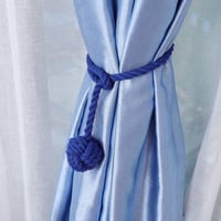 Elegáns kék függönykötő szett - 2 db, 60 cm-es kötél 2