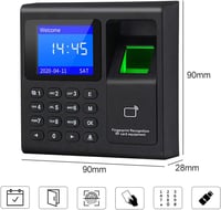 ReaIOKbii 125KHz RFID Beléptető Rendszer - 180kg Mágneszárral, Kódzárral, 10db Kulcstartóval, Tápegységgel - Falra szerelhető Ajtóvezérlő Ké 9