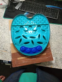 Stație de joacă și hrănire lentă Amazon Basics pentru câini și pisici, albastru, interactiv — utilizat (stare: vezi a 2-a imagine) 3
