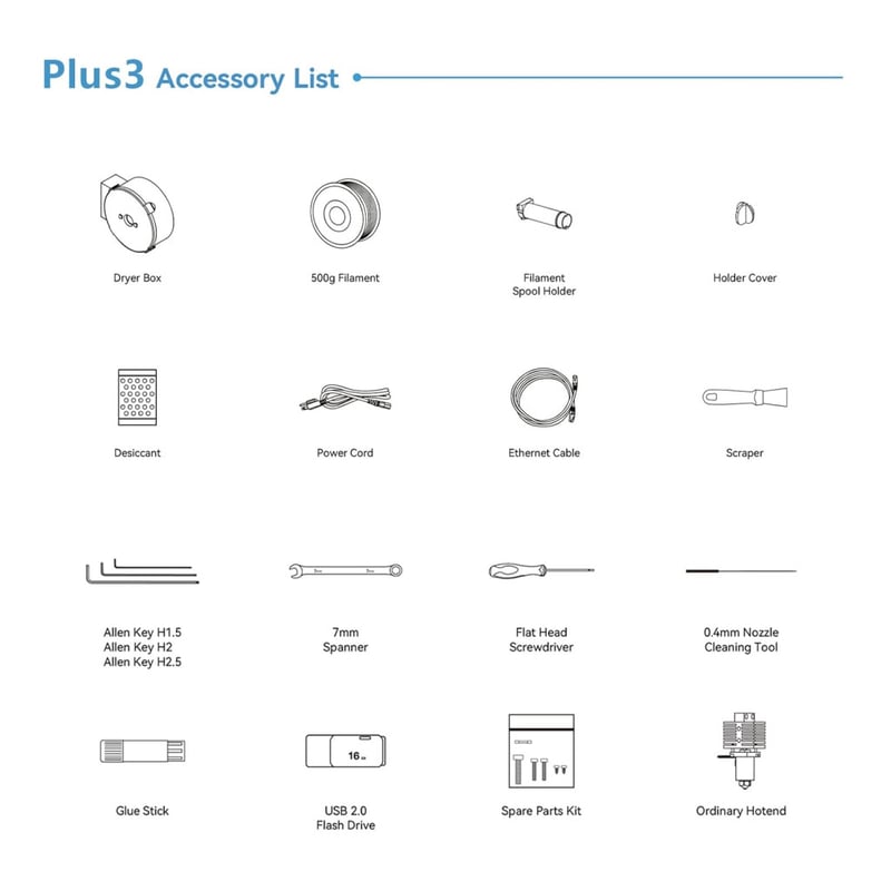 X-PLUS3 Ipari Minőségű 3D Nyomtató, 600mm/s Sebesség, 20000mm/s² Gyorsulás, 65°C Fűtött Kamra, CoreXY&Klipper, 280x280x270mm Nyomtatási Térf