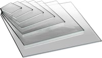 EH Design GmbH Akril Plexi Üveglap 30x30 cm - UV Védelemmel, Törésálló, Átlátszó, 2 mm Vastag, Dekorációhoz és Kijelzőkhöz 1