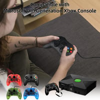 Xbox régi generációs vezetékes kontroller, S típusú, fekete 6