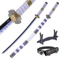 57 Special Replicas Roronoa Zoro bambusz anime katana cosplay kard - 105 cm 1