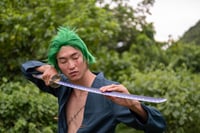 57 Special Replicas Roronoa Zoro bambusz anime katana cosplay kard - 105 cm 9