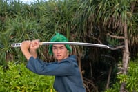 57 SPECIAL REPLICAS Bamboo Anime Katana Cosplay Kard 105cm Roronoa Zoro One Piece 4
