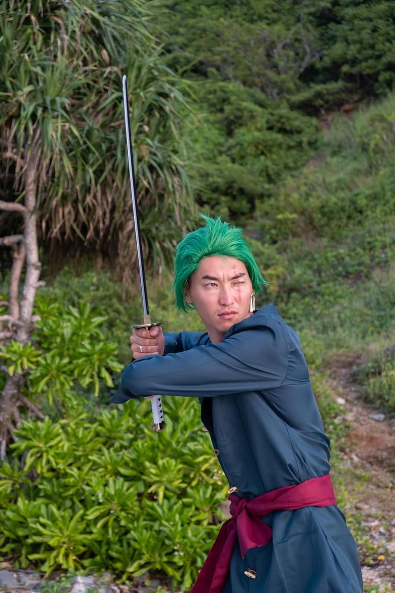57 SPECIAL REPLICAS Bamboo Anime Katana Cosplay Kard 105cm Roronoa Zoro One Piece