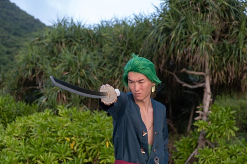 57 SPECIAL REPLICAS Bamboo Anime Katana Cosplay Kard 105cm Roronoa Zoro One Piece
