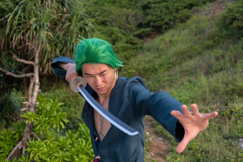 57 SPECIAL REPLICAS Bamboo Anime Katana Cosplay Kard 105cm Roronoa Zoro One Piece