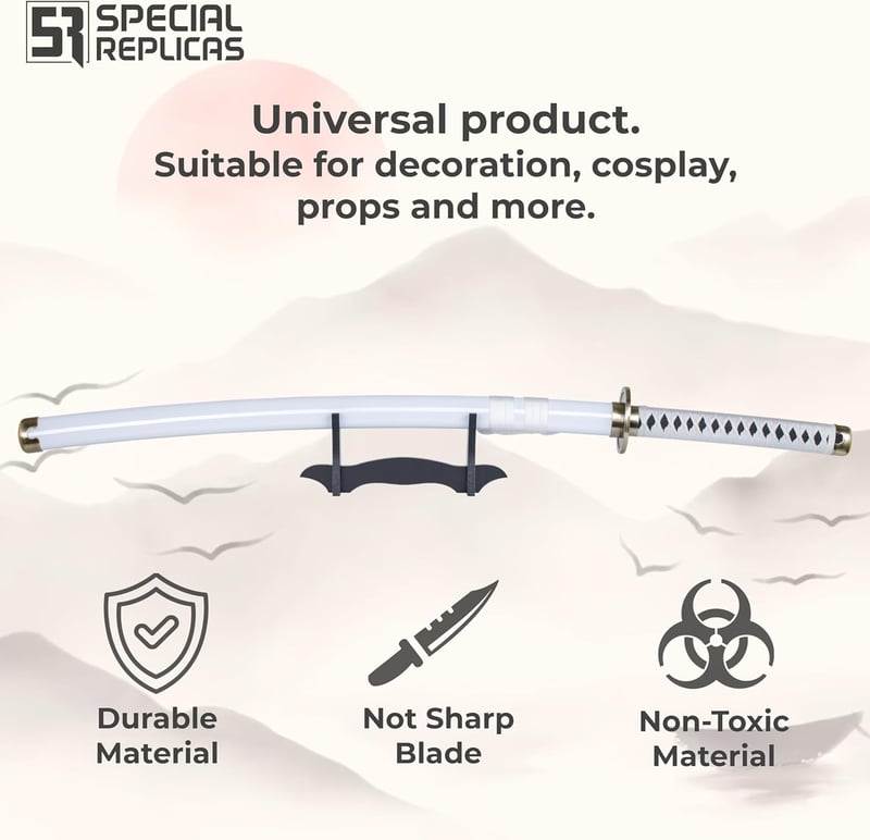 57 SPECIAL REPLICAS Bamboo Anime Katana Cosplay Kard 105cm Roronoa Zoro One Piece