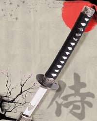 Sabie samurai katana 57 Special Replicas HKS114D din oțel, cu suport 6