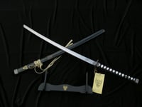 Sabie samurai katana 57 Special Replicas HKS114D din oțel, cu suport 7