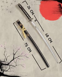 Sabie samurai katana 57 Special Replicas HKS114D din oțel, cu suport 2