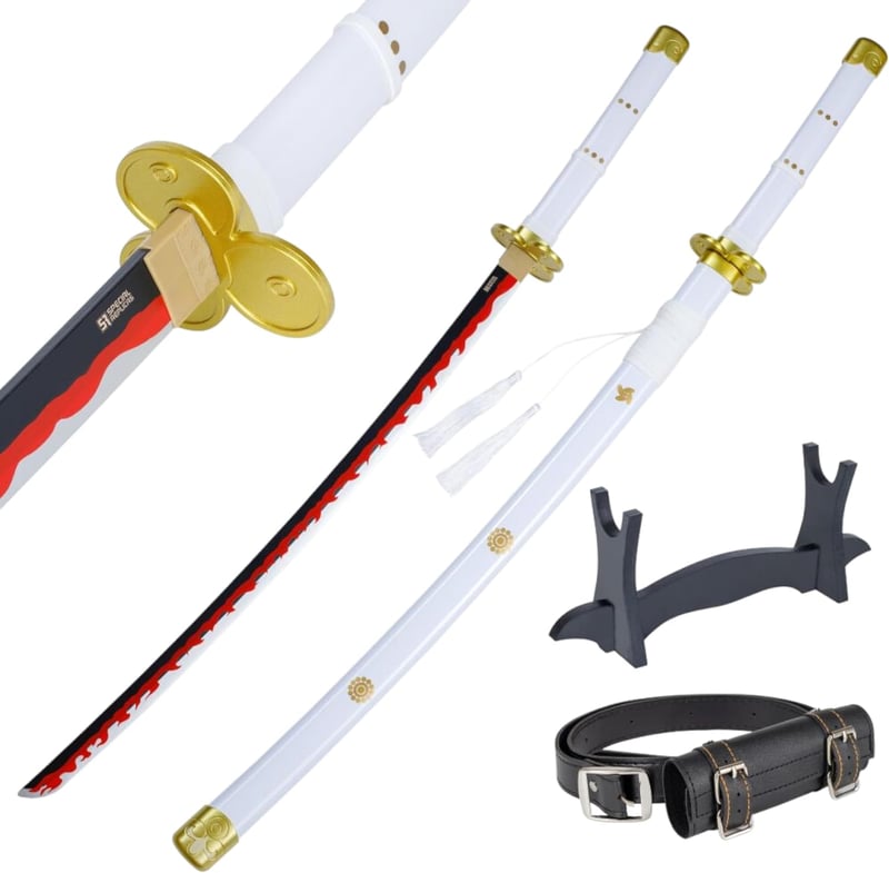 57 SPECIAL REPLICAS One Piece Katana Kard - Bambusz Samurai Pirate Hunter 105cm Anime Cosplay