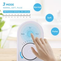 YOUNGDO Szájzuhany UV Fertőtlenítéssel - 800ml Víztartály, 7 Fej, Fogköztisztító Készülék Családi Használatra, Kék 3