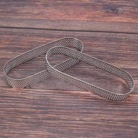 Rozsdamentes acél Mini Mousse sütőforma szett - 5 db-os perforált desszertgyűrű 8