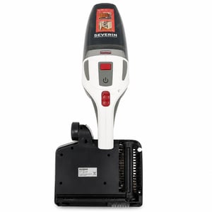 Aspirator vertical 2in1 SEVERIN HV 7173 cu aspirator de mână inclus — defect, funcționează parțial: suportul periei din partea dreaptă este rupt, peria nu se fixează