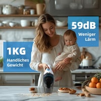 Anktel 9000Pa LED-es akkus kézi porszívó, száraz-nedves, HEPA szűrős - PowerClean 2400 5