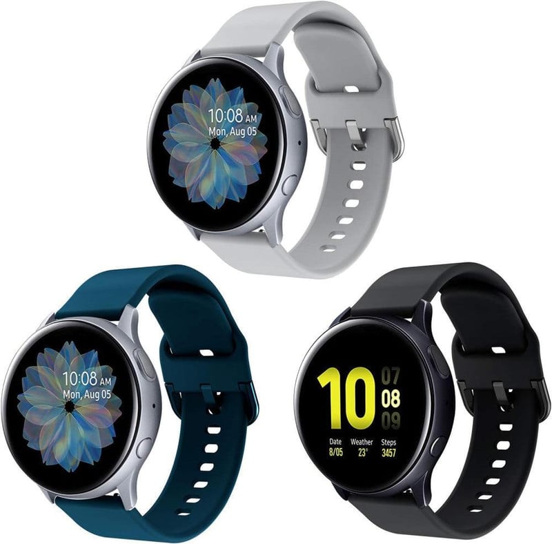 Samsung Galaxy Watch 3 41mm-es Aimtel szilikon szíj
