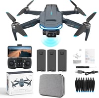 Gleto GPS Drón 4K Dupla Kamerával - 60 Perces Repülési Idő, Brushless Motor, Automatikus Hazatérés, Követés Funkcióval - Kezdőknek és Haladó 1
