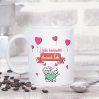 MUGFFINS Szerelmes Pároknak Német Feliratos Bögre 350 ml 5