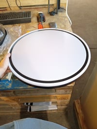 Abație pentru ventilator de tavan cu LED Mimotec, neagră, pentru ventilatoare cu palete retractabile și motor DC 3