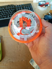 Joc de logică tip labirint în sferă Perplexus Go Spiral - Spin Master, stare outlet (deschis), joc de îndemânare cu pistă în spirală pentru copii 3